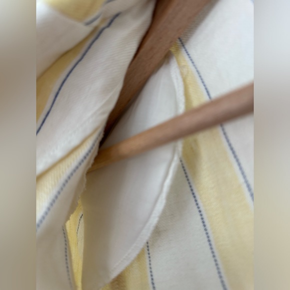 Stripped NEW FRAME 100% Linen Stripe Blazer size 0 - Picture 14 of 17